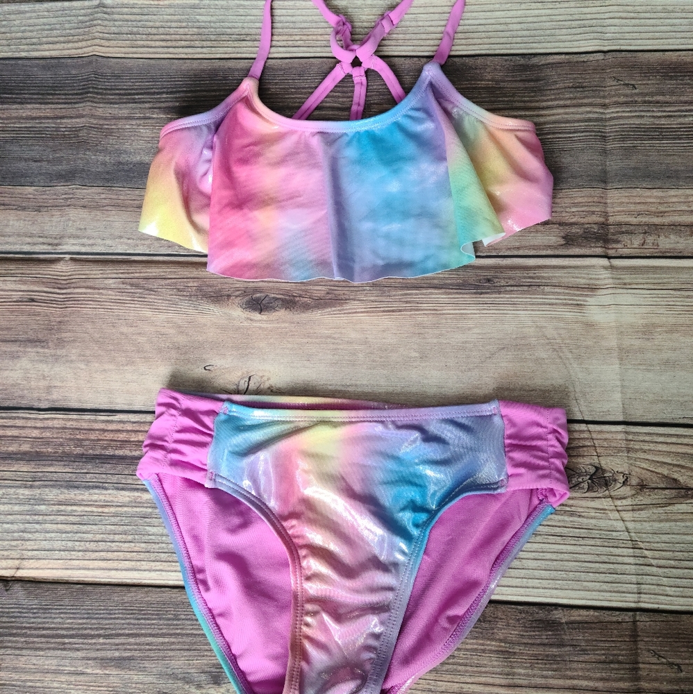 Justice Girls Bathing/Swim Suit Size 10